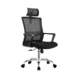 CADEIRA GIRATÓRIA EMMA-H - ASSENTO EM COURINO - Imagem 2