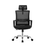 CADEIRA GIRATÓRIA EMMA-H - ASSENTO EM COURINO - Imagem 3